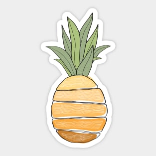 Pineapple Sunrise Sticker